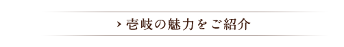 壱岐の魅力をご紹介